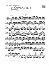Capricci op. 1 - PAGANINI - Partition - Violon